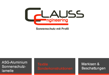 Clauss Engineering - Sonnenschutz mit Profil