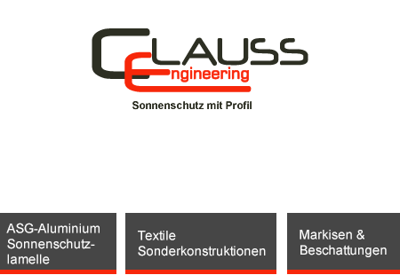 Clauss Engineering - Sonnenschutz mit Profil