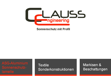 Clauss Engineering - Sonnenschutz mit Profil